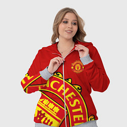 Женский 3D-костюм FC Man United: Red Exclusive, цвет: 3D-меланж — фото 2