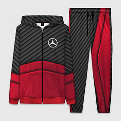 Женский 3D-костюм Mercedes Benz: Red Carbon, цвет: 3D-красный