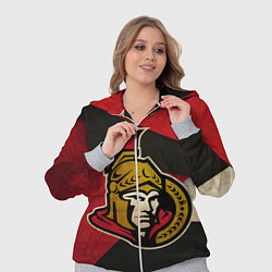 Женский 3D-костюм HC Ottawa Senators: Old Style, цвет: 3D-меланж — фото 2