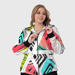 Женский 3D-костюм Тропическое ассорти, цвет: 3D-черный — фото 2