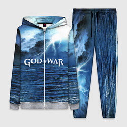 Женский 3D-костюм God of War: Sea ​​rage, цвет: 3D-меланж