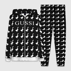 Женский 3D-костюм GUSSI Black, цвет: 3D-белый