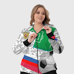 Женский 3D-костюм Русский футбол, цвет: 3D-черный — фото 2