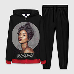 Женский 3D-костюм Rihanna, цвет: 3D-красный