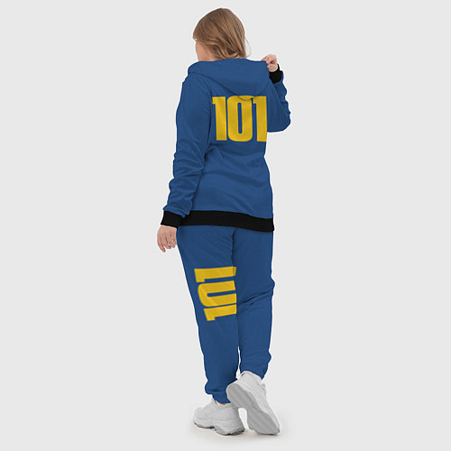 Женский костюм Fallout: Vault 101 / 3D-Черный – фото 5