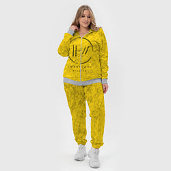 Женский 3D-костюм 21 Pilots: Yellow Grunge, цвет: 3D-меланж — фото 2