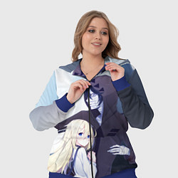 Женский 3D-костюм Ангел кровопролития, цвет: 3D-синий — фото 2