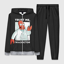 Женский 3D-костюм Zoidberg: Trust Me, цвет: 3D-меланж
