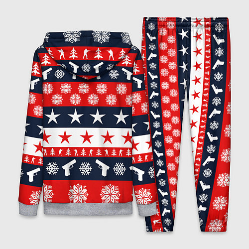 Женский костюм CS:GO New Year / 3D-Меланж – фото 2