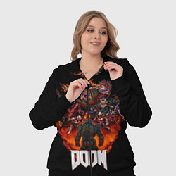 Женский 3D-костюм DOOM History, цвет: 3D-черный — фото 2