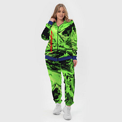 Женский 3D-костюм Cyberpunk 2077: Green Breaks, цвет: 3D-синий — фото 2