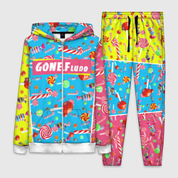 Женский 3D-костюм GONE Fludd, цвет: 3D-белый