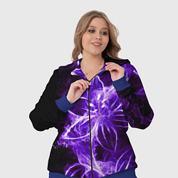 Женский 3D-костюм Цветок Тьмы, цвет: 3D-синий — фото 2