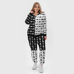 Женский 3D-костюм Off-White: Black & White, цвет: 3D-черный — фото 2