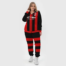 Женский 3D-костюм AC Milan, цвет: 3D-красный — фото 2