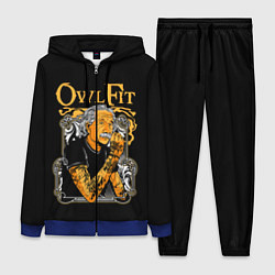 Женский 3D-костюм Owl Fit, цвет: 3D-синий