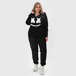 Женский 3D-костюм Marshmello Black, цвет: 3D-черный — фото 2