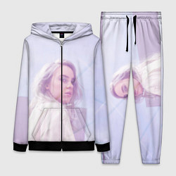 Женский 3D-костюм Billie Eilish: Light Pink, цвет: 3D-черный