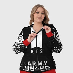 Женский 3D-костюм BTS ARMY, цвет: 3D-красный — фото 2
