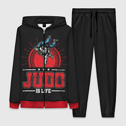 Женский 3D-костюм Judo is life, цвет: 3D-красный