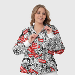 Женский 3D-костюм Senpai x Ahegao, цвет: 3D-белый — фото 2