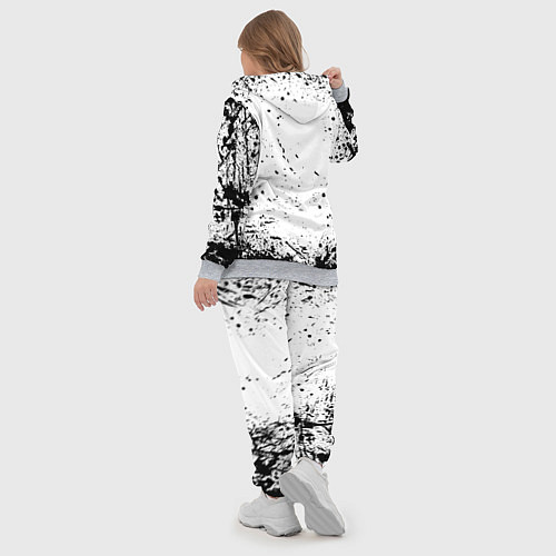 Женский костюм ЧЁРНЫЙ КЛЕВЕР / 3D-Меланж – фото 5