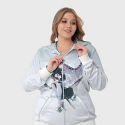 Женский 3D-костюм Shinobu Kochou, цвет: 3D-белый — фото 2