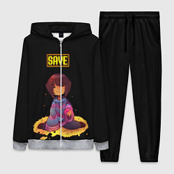 Женский 3D-костюм UNDERTALE FRISK, цвет: 3D-меланж