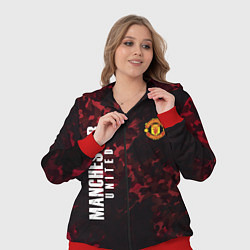 Женский 3D-костюм Manchester United, цвет: 3D-красный — фото 2