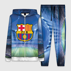 Женский 3D-костюм FC Barcelona, цвет: 3D-белый