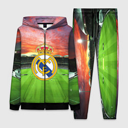 Женский 3D-костюм FC Real Madrid, цвет: 3D-черный