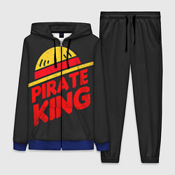 Женский 3D-костюм One Piece Pirate King, цвет: 3D-синий