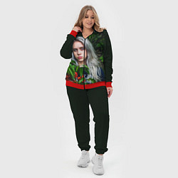 Женский 3D-костюм BILLIE EILISH, цвет: 3D-красный — фото 2