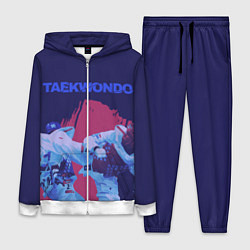 Женский 3D-костюм Taekwondo, цвет: 3D-белый