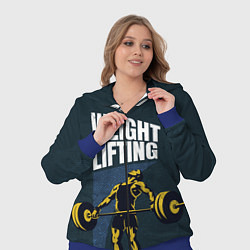 Женский 3D-костюм Wheight lifting, цвет: 3D-синий — фото 2