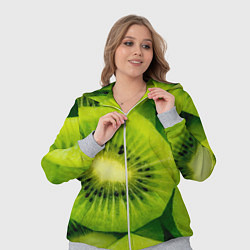 Женский 3D-костюм Зеленый киви, цвет: 3D-меланж — фото 2