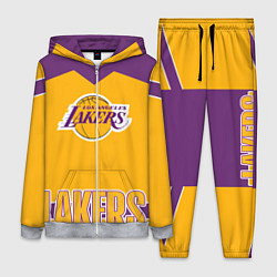 Женский 3D-костюм Los Angeles Lakers, цвет: 3D-меланж