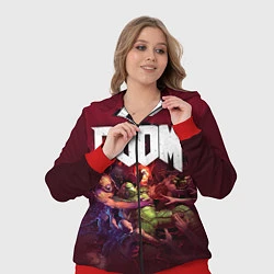 Женский 3D-костюм Doom, цвет: 3D-красный — фото 2