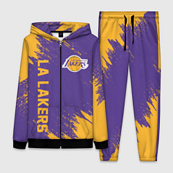 Женский 3D-костюм LA LAKERS, цвет: 3D-черный