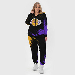 Женский 3D-костюм LA LAKERS, цвет: 3D-черный — фото 2