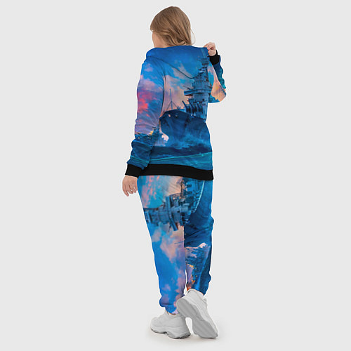 Женский костюм ВМФ / 3D-Черный – фото 5