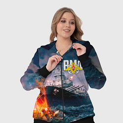 Женский 3D-костюм ВМФ, цвет: 3D-черный — фото 2