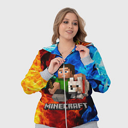 Женский 3D-костюм MINECRAFT, цвет: 3D-меланж — фото 2