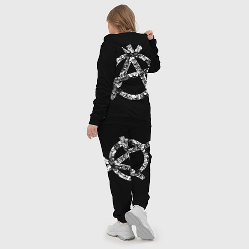 Женский костюм Король и Шут Анархия спина / 3D-Черный – фото 5