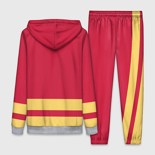 Женский костюм Калгари Флэймз / 3D-Меланж – фото 2