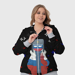 Женский 3D-костюм CountryHumans, цвет: 3D-меланж — фото 2