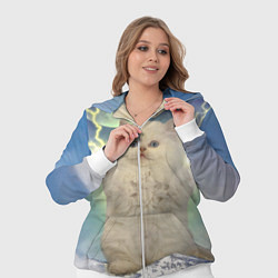 Женский 3D-костюм Грозовой Котик, цвет: 3D-белый — фото 2