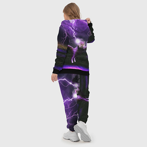 Женский костюм Кот и Молнии / 3D-Черный – фото 5