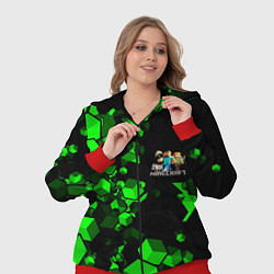 Женский 3D-костюм MINECRAFT, цвет: 3D-красный — фото 2