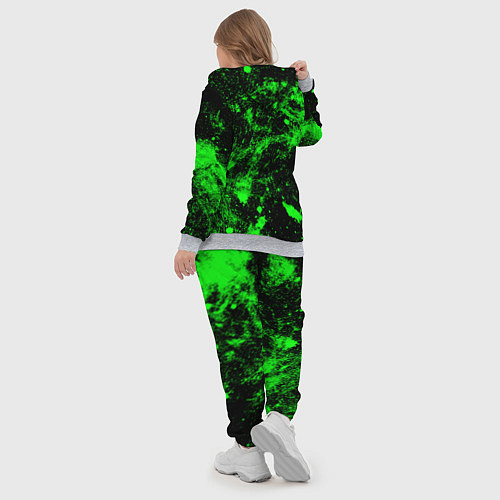 Женский костюм Зелёная краска / 3D-Меланж – фото 5
